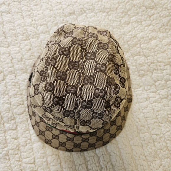 Gucci GG Monogram Sherry Line Bucket Hat - Picture 7 of 14